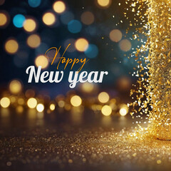 Happy new year banner design