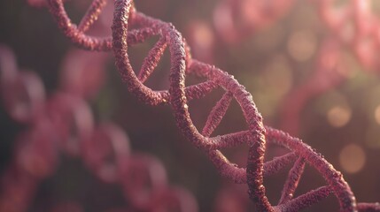 DNA Double Helix Macro Shot