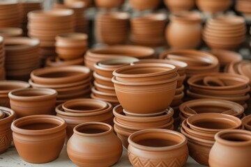Pottery style with intricate designs and vibrant colors, showcasing the artistry of traditional craftsmanship.