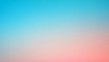 Naklejka premium Serene Pastel Gradient: A calming blend of soft blue and pink hues, creating a tranquil and minimalist visual experience. Perfect for backgrounds.