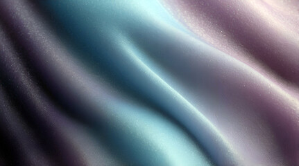 Fototapeta premium Smooth Gradient Of Grape Purple And Powder Blue Fabric With Subtle Folds Creating A Soft And Dreamy Texture Effect