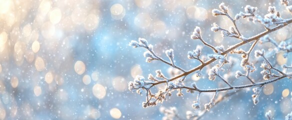 The Frosty Branch in Winter