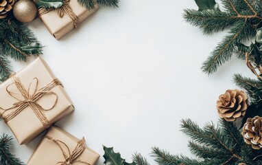 christmass present professional stock photo on white background