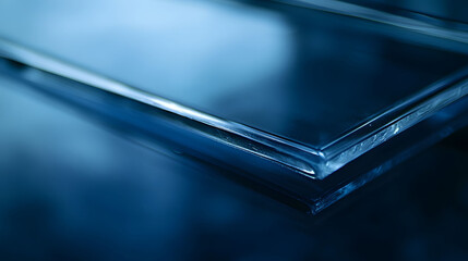 Futuristic 3D blue metallic line pattern for abstract technology wallpaper