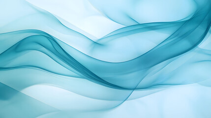 Fototapeta premium Liquid blue satin fabric waves softly, creating a luxurious backdrop with a shiny, smooth texture