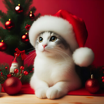 cute christmas pet background
