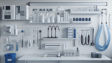 Surgical Instruments on a Tray