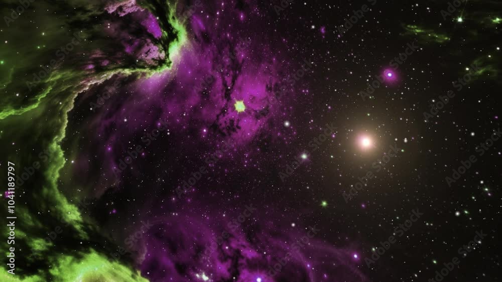 Canvas Prints starry background of stars and nebulae in the universe 4k
