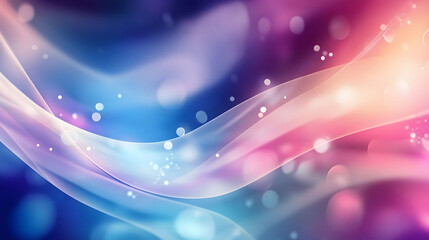 Fototapeta premium Abstract wavy silk fabric with flowing blue and white patterns, perfect for minimalist wallpaper or backdrop design