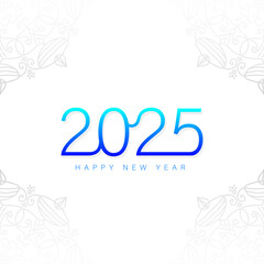 Greeting happy new year 2025 background