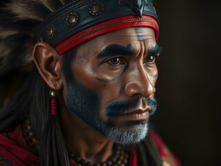 A smiling elderly man wearing a traditional Indian hat