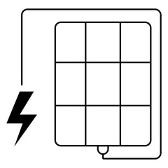 Solar Panel Icon