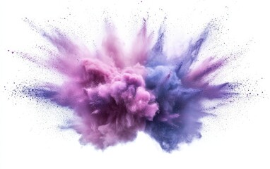Smooth, vibrant ribbons of colored liquid paint flowing gracefully through the air, forming intricate, fluid patterns against a pristine white background. 