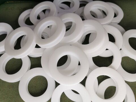 Valve gaskets, Teflon material (TEFLON) or PTFE has properties such as corrosion resistance and high fluidity, withstand temperatures up to 260 degrees Celsius, spare parts for industrial machinery.