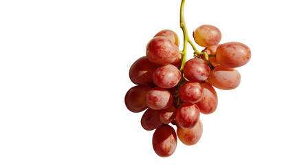 Obraz premium Fresh bunch of grapes isolated on white background for culinary and design use - transparent background png