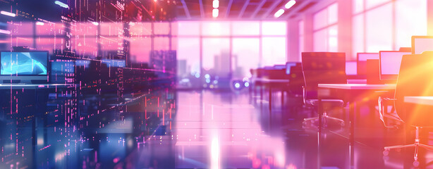 Networking and Collaboration: Banner Displayed in a Business Conference Room
