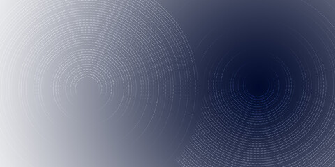 Abstract blue and gradient technology concept. Hi-tech background with dotted lines