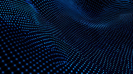 Obraz premium Futuristic digital grid Digital technology background