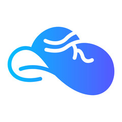 pamela hat Gradient icon