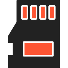 Memory Card Vector Icon