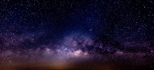 Milky way galaxy with stars and space dust in the universe, Background milky way with stars, Space galaxy milky way background. © Kalyakan