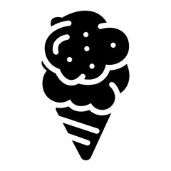 ice cream Solid icon