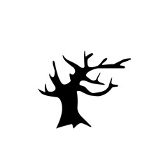 spooky Halloween tree