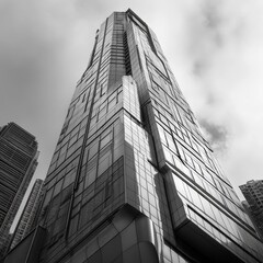 Commercial bldg HK B&W