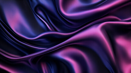 Obraz premium Gładka i połyskująca powierzchnia jedwabiu tworzy luksusowy efekt, gdzie subtelne załamania tkaniny wprowadzają poczucie lekkości i finezji, jakby materiał falował pod dotykiem.