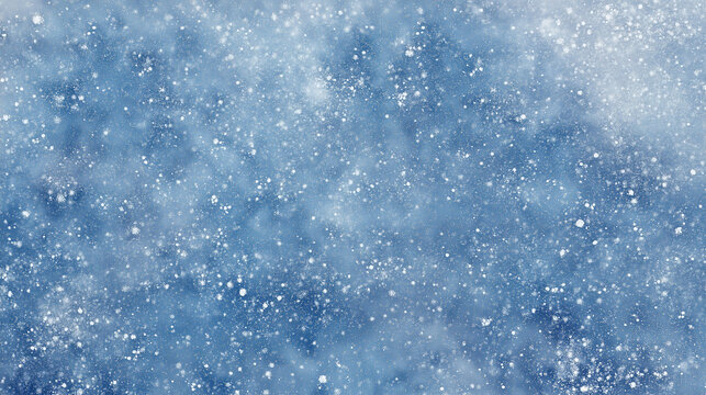 Delikatna, zimowa tekstura śniegu, która emanuje świeżością i spokojem. Każdy płatek śniegu w tej kompozycji jest widoczny, tworząc efekt puszystego dywanu pokrywającego zie