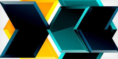 Technology dynamic arrow geometric background. Vector Illustration For Wallpaper, Banner, Background, Card, Book Illustration, landing page