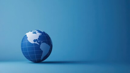 Fototapeta premium Globalization and technology, the role of internet, communication technologies, and automation in connecting businesses and markets, globalization, technology
