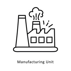 Manufacturing Unit isometric stock illustration. EPS File stock illustration
