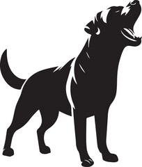 Labrador rottweiler dog vector