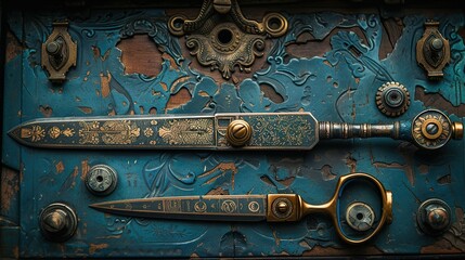 Ornate Vintage Knife: A Masterpiece of Craftsmanship
