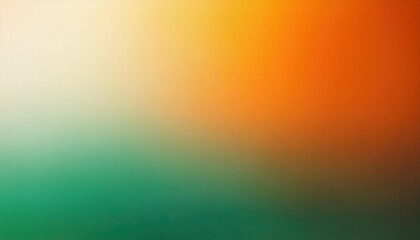 Naklejka premium Abstract Gradient Background with Indian Tricolor and Irish Flag Inspired Colors. Vibrant Orange, White, and Green Transition for Posters, Presentations, National Celebrations, and Cultural Themes