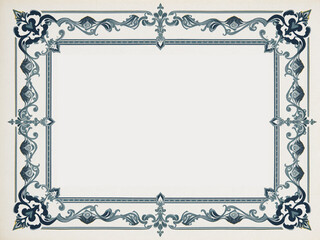 Obraz premium frame with ornament