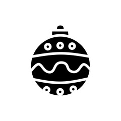 Hanging Light Icon for Christmas and New Year Decoration, Decorative Light Bulb Filled Icon, Hanging Light Bulb Flat Icon