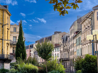 Fototapeta premium Street view of downtown in Limoges, France