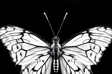 black and white butterfly wings a close up study of butterfly wi