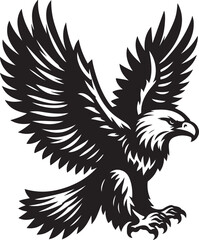 Obraz premium eagle tattoo vector