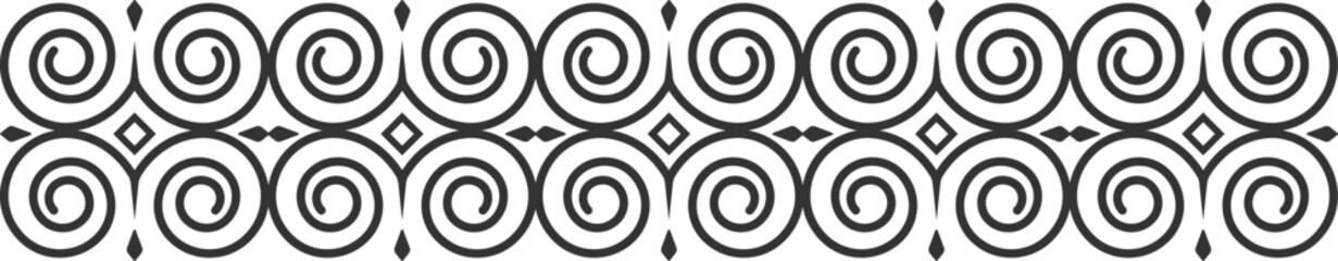 Beautiful line ornamental border