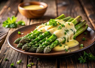 Fresh Asparagus with Creamy Hollandaise Sauce - A Culinary Delight