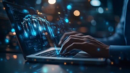 Digital Workflow with Laptop