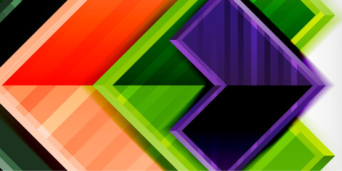 Arrow geometric abstract vector background. Vector Illustration For Wallpaper, Banner, Background, Card, Book Illustration, landing page