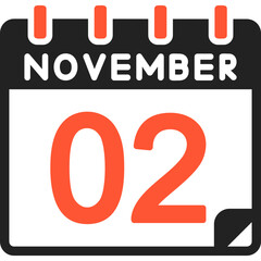 2 November Vector Icon Design