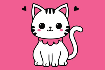 Cat Cartoon vector illustration