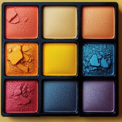 Fototapeta premium Colorful Eyeshadow Palette