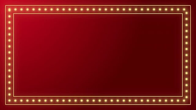 wedding invitation frame with mandala pattern and light effects