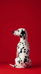 Dalmatian Dog Portrait